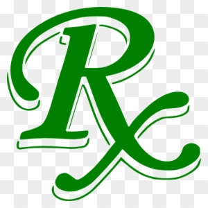 Green Medical Rx Symbol Clipart Image - Rx Symbol