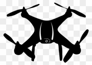 Unmanned Aerial Vehicle Quadcopter Diagram Can Stock - Clip Art Drone Logo