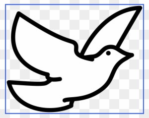Awesome Flying Clip Art Check Out The - Clip Art Of A Dove
