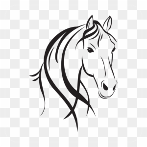 Download Horse Head Style Horse Head Outline Drawing Free Transparent Png Clipart Images Download PSD Mockup Templates