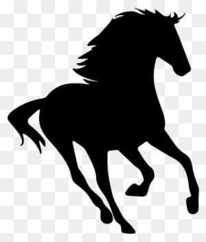 Download Clip Art Library Download Silhouette Jumping At Getdrawings Running Horse Silhouette Png Free Transparent Png Clipart Images Download