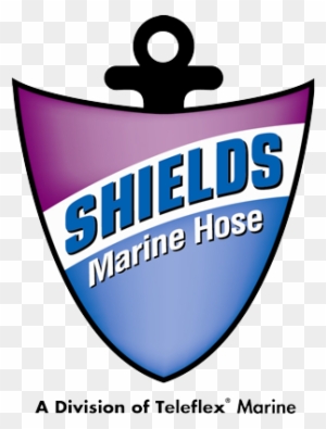 Shields Marine Hose Logo - Shields 120 Series, Bilgeflex, White, 1-1/2" X 25'