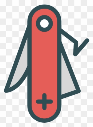 Swiss Army Knife Free Vector Icon Designed By Darius - Clipart Swiss Knife Png