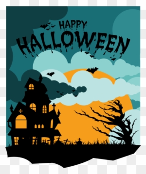 Halloween, Party, Vector, Background, Illustration, - Halloween
