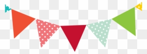 10 Reasons To Throw A Party In - Bunting Banner Clipart Red