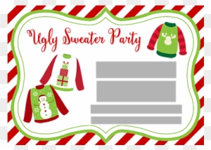 Error Message - Ugly Sweater Party Invitation