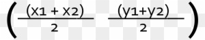 Midpoint Formula - Calligraphy - Free Transparent PNG Clipart Images ...