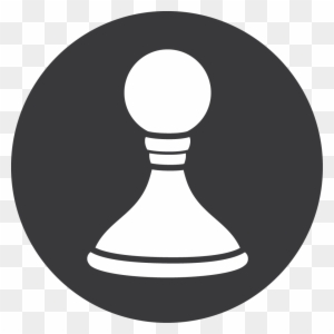Chess, Game, Sport, Grey Icon, Black Icon, Grey - Board Game Piece Icon