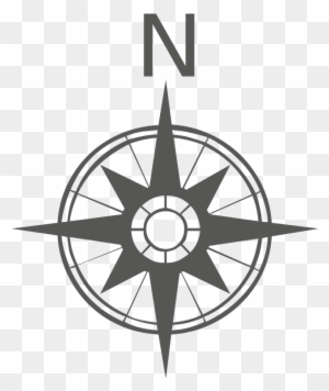 File Gray Compass Rose Svg - I M The Master Of My Sea