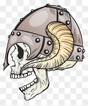 Illustration Of A Native American Indian Skull