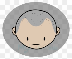 Gray Hair Wig Clip Art - Gray Hair Clipart - Full Size PNG Clipart