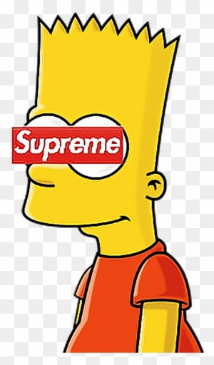 Download Supreme Louis Vuitton Bart Simpson Wallpaper