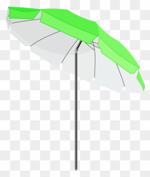 Green Beach, Beach Umbrella, Surfboard, Sea Shells, - Green Beach Umbrella Png