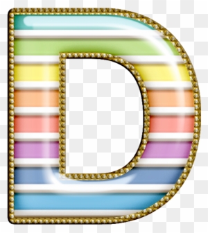 Clip Art - Rainbow Alphabet Letter D