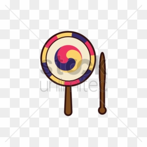 Korean Traditional Icon Png Clipart Korea Hand Drums - Korean Traditional Icon Png