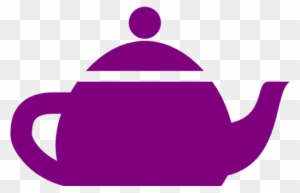 Kettle Clipart Purple - 128 X 128 Teapot
