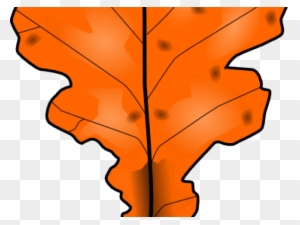 Leaves Clipart Orange Tree - Dead Leaf Clipart