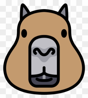 Capybara - Capivara Desenho Kawaii - Free Transparent PNG Clipart