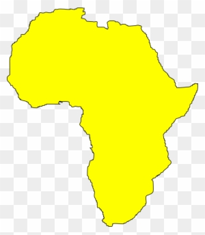 Png Freeuse Clip Art At Clker - Africa Map Clipart Yellow