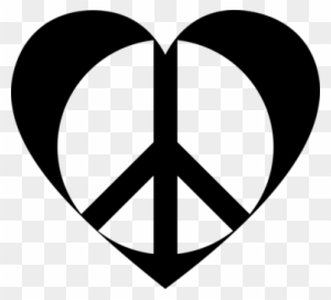 Emoji Peace Symbols Emoticon Meaning - Peace Heart Png