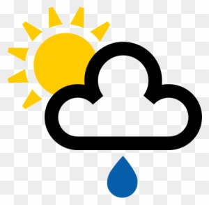 Sun And Cloud Weather Symbol