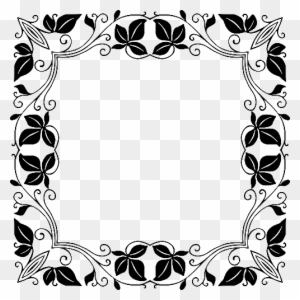 Coloring Pages - Black And White Page Border Design