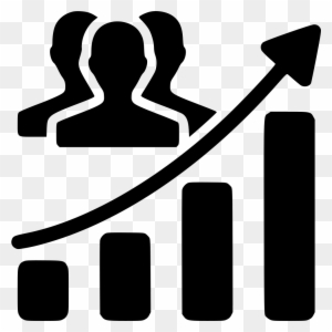 Audience Growth Chart Svg Png Icon Free Download - Audience Growth Icon