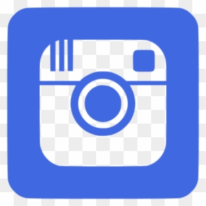 Instagramm Clipart Blue - Blue And White Instagram Icon