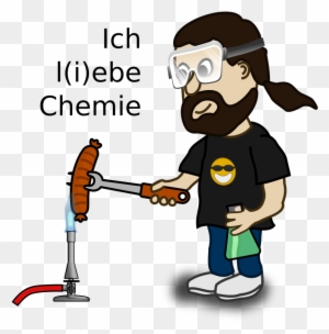 Clipart Chemie Promo Ich Liebe Chemie - Comic Characters