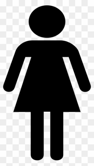 Bathroom Boys Sign Men Clip - Woman Stick Figure Clip Art