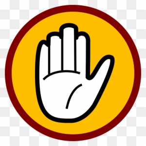 stop hand clipart transparent png clipart images free download