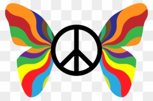 Peace Sign Clipart Groovy - Symbol Of Peace And Love