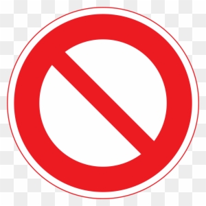 240 × 240 Pixels - Prohibition Sign