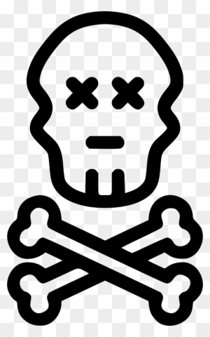 Skull Bones Danger Ghost Caution Comments - Icon