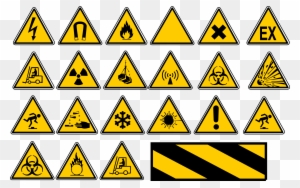 Warning Signs - Warning Corrosive Sign Large Tote Bag, Natural, Large