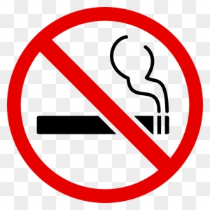 Blank Warning, Symbol, No, Smoking, Cigarette Png Images - Red No Smoking Sign