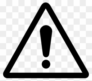 Exclamation Mark, Warning, Danger, Attention, Black - Triangle With Exclamation Mark