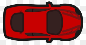 Red Car - Car Clipart Top View