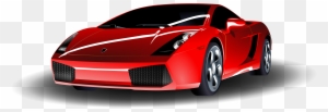 File - Red Lamborghini - Svg - Sports Car Clipart