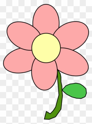 This Free Clip Arts Design Of Pink Flower - Gambar Bunga Animasi