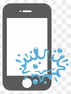 Bring In Your Water Damaged Phone Today - Water Drop Splash Vector Png