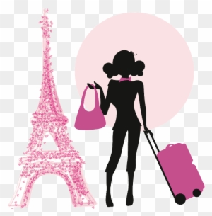 Dall Clipart Paris - Travel Girl Clipart Png