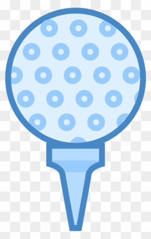 Golf Ball Icon Blue Png Clipart - Blue Golf Bag Transparent