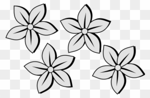 New Pics Of Drawing Flowers Pictures Pictures Of Flower - Black And White Flowers Clip Art
