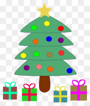 To Jeszcze Nie Koniec Słodkich Niespodzianek, Bo Kolejną - Christmas Tree With Gifts Clipart