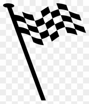 4210 Checkered Flag Border Clip Art Free Public Domain - Bendera Racing Flag