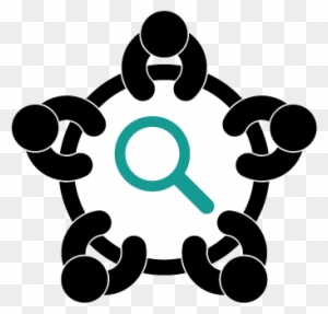 Qualitative Research - Round Table Meeting Icon