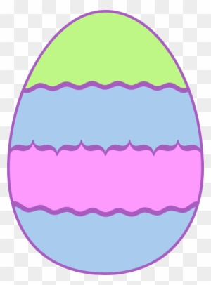 Egg Clipart Colored Egg - Solid Color Easter Egg