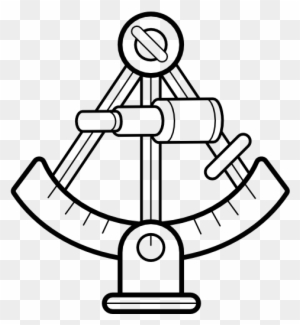 Sextant Outline Icon Vector & Photo (Free Trial) | Bigstock