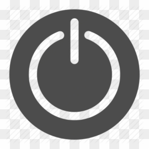 Shutdown Button Clipart Electric Power - White Exit Icon Png - Free